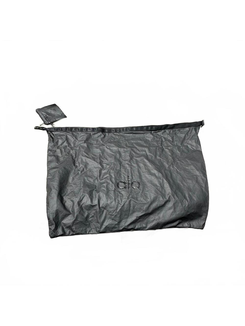 Alo Yoga Keep It Dry Fitness Bag Black Water Resistant Gym Travel Pouch Roll-Top